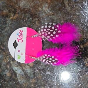 Justice Feather Earrings
